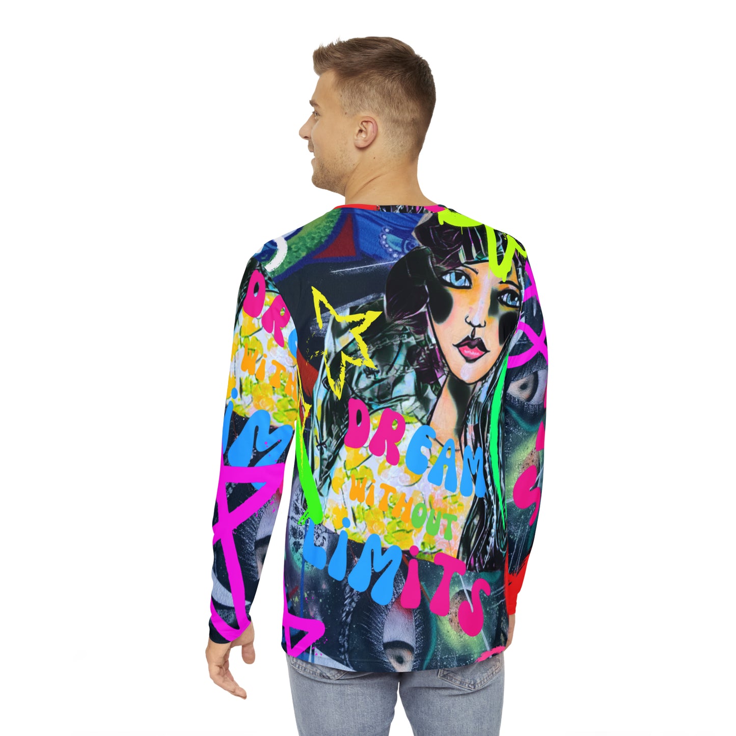 Dream Without Limits Graffiti Long Sleeve Allover Unisex shirt