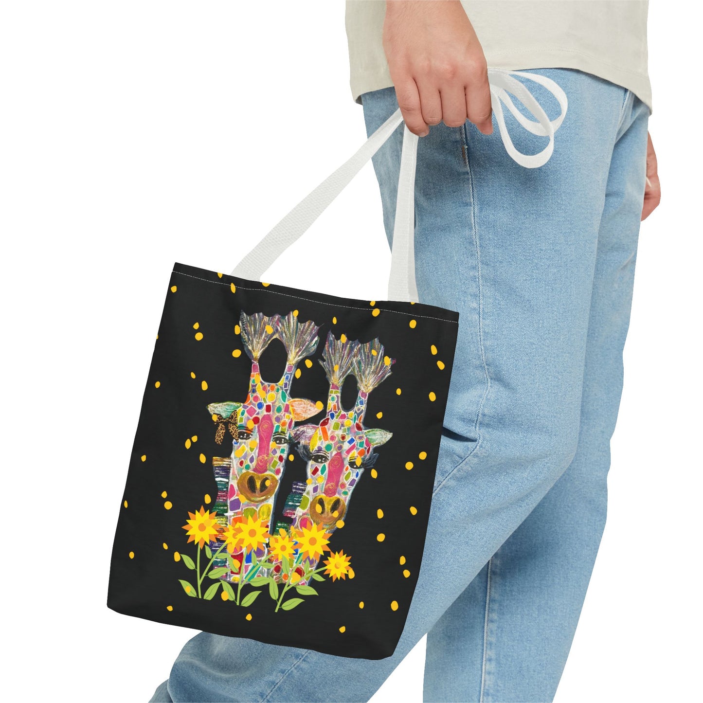 Giraffe Love Tote Bag