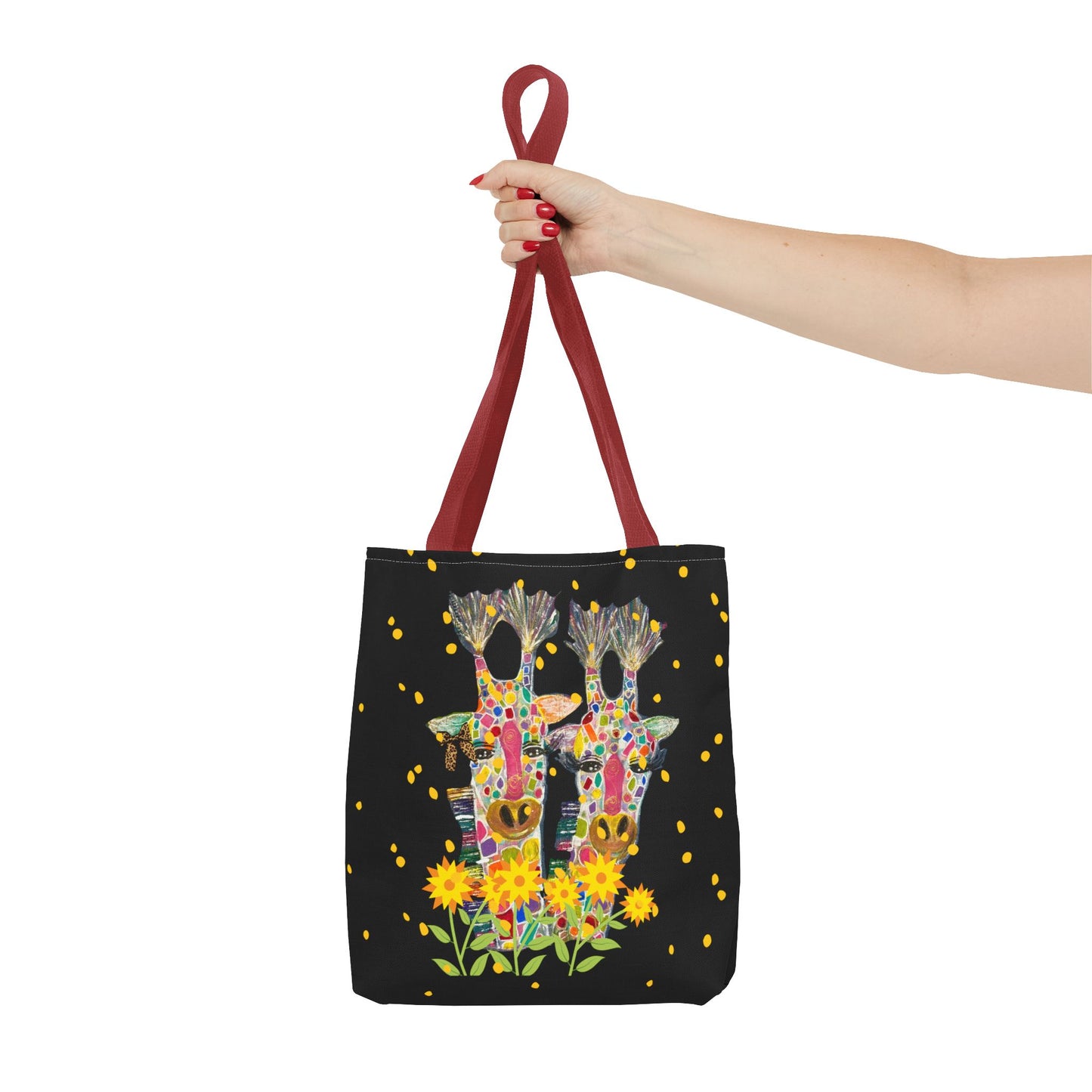 Giraffe Love Tote Bag