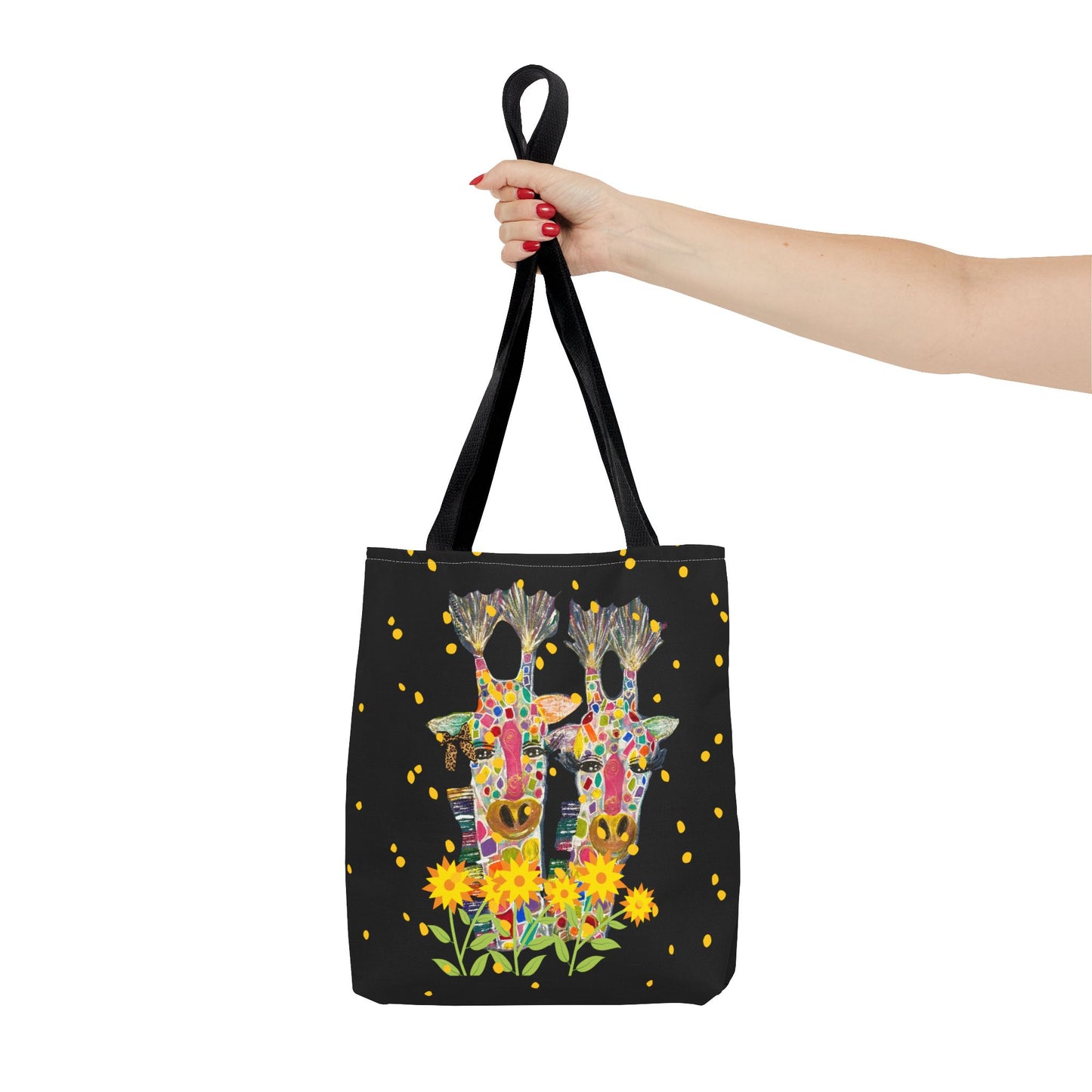 Giraffe Love Tote Bag