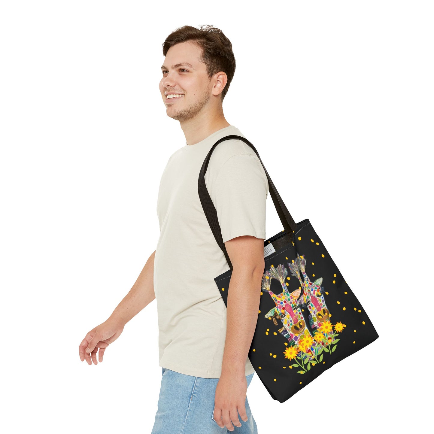 Giraffe Love Tote Bag