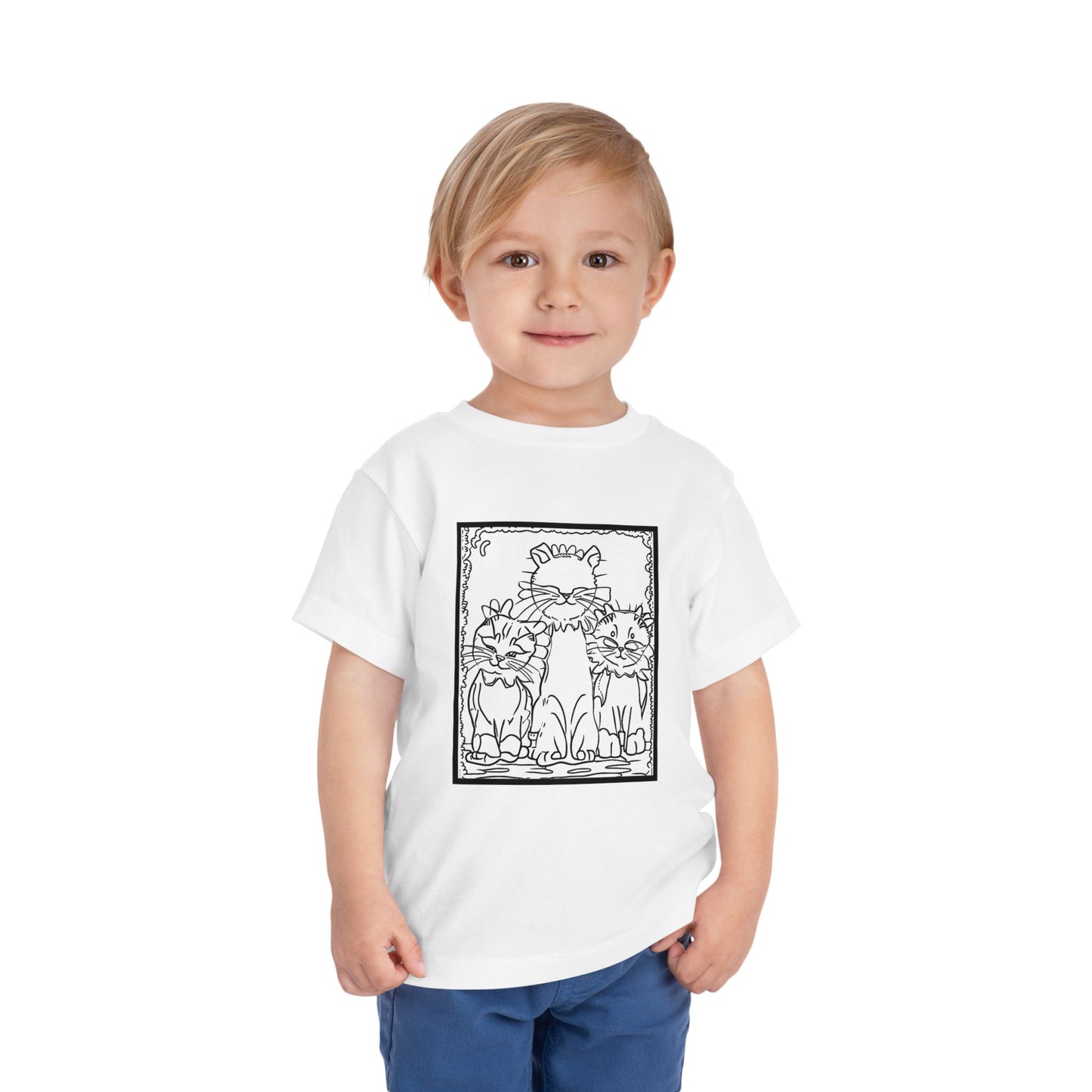 Coloring Kitties Toddler Tee