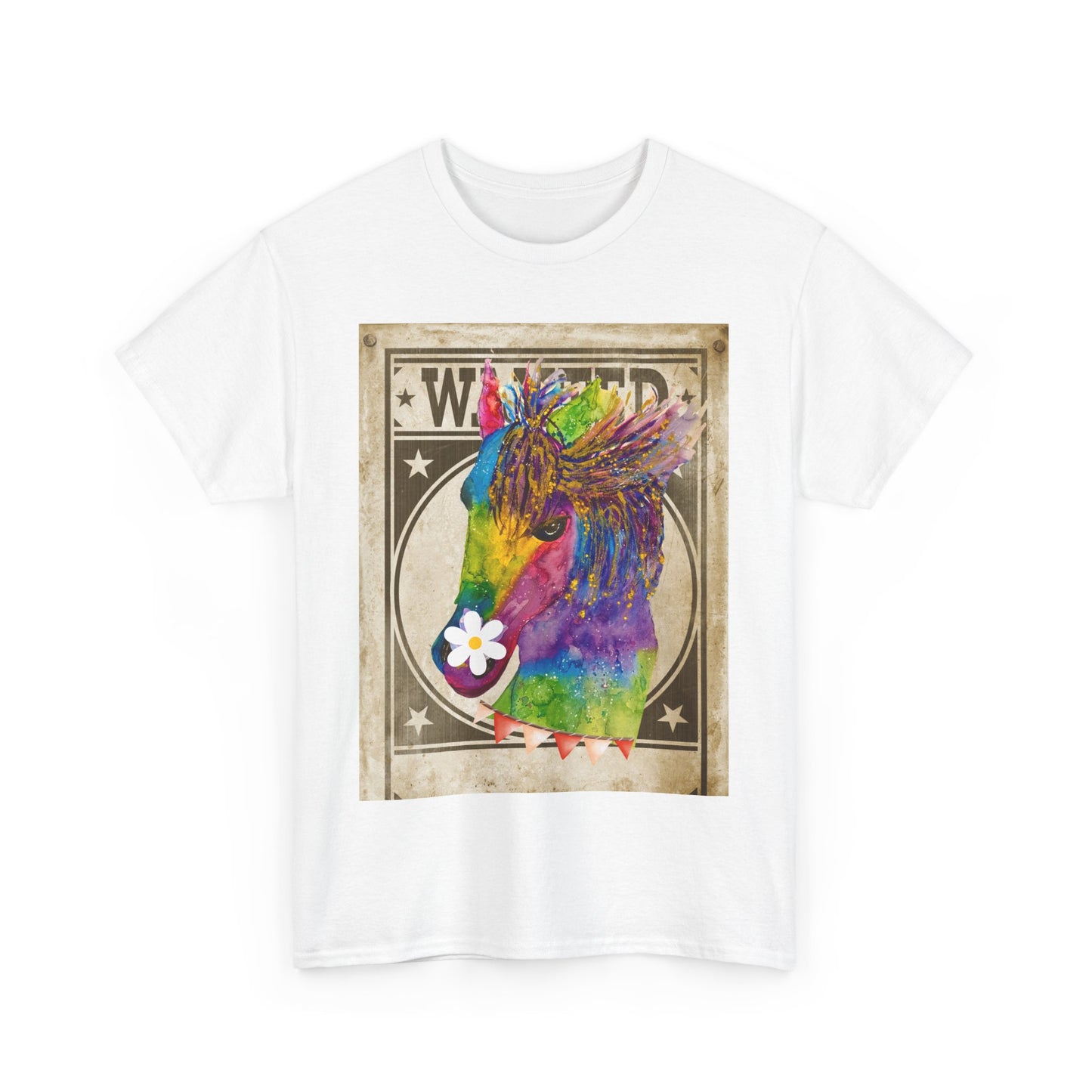 Wanted Horsey Tee - Unisex Cotton T-Shirt
