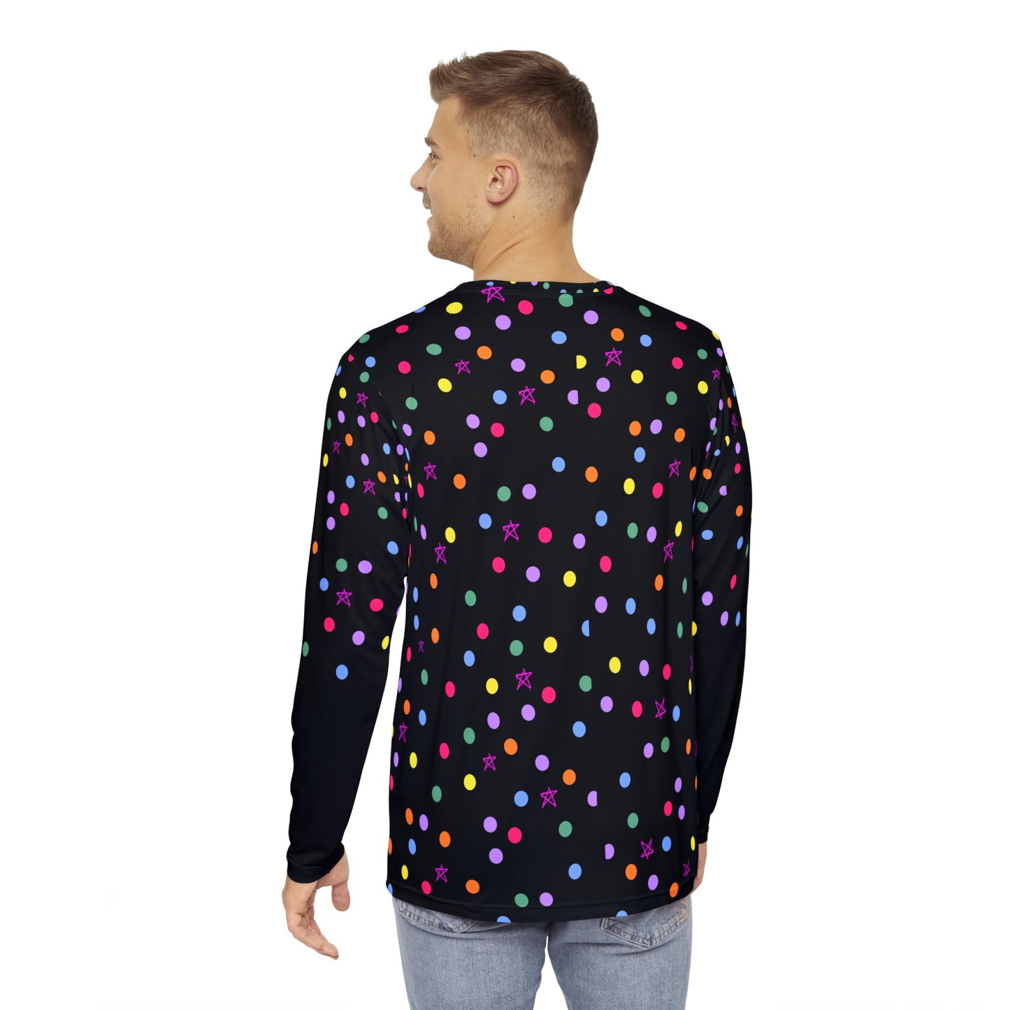 Happy Dots Allover Long Sleeve Shirt