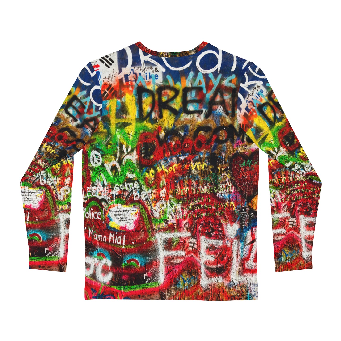 Miss Glitz Graffiti Long Sleeve allover Unisex Tee