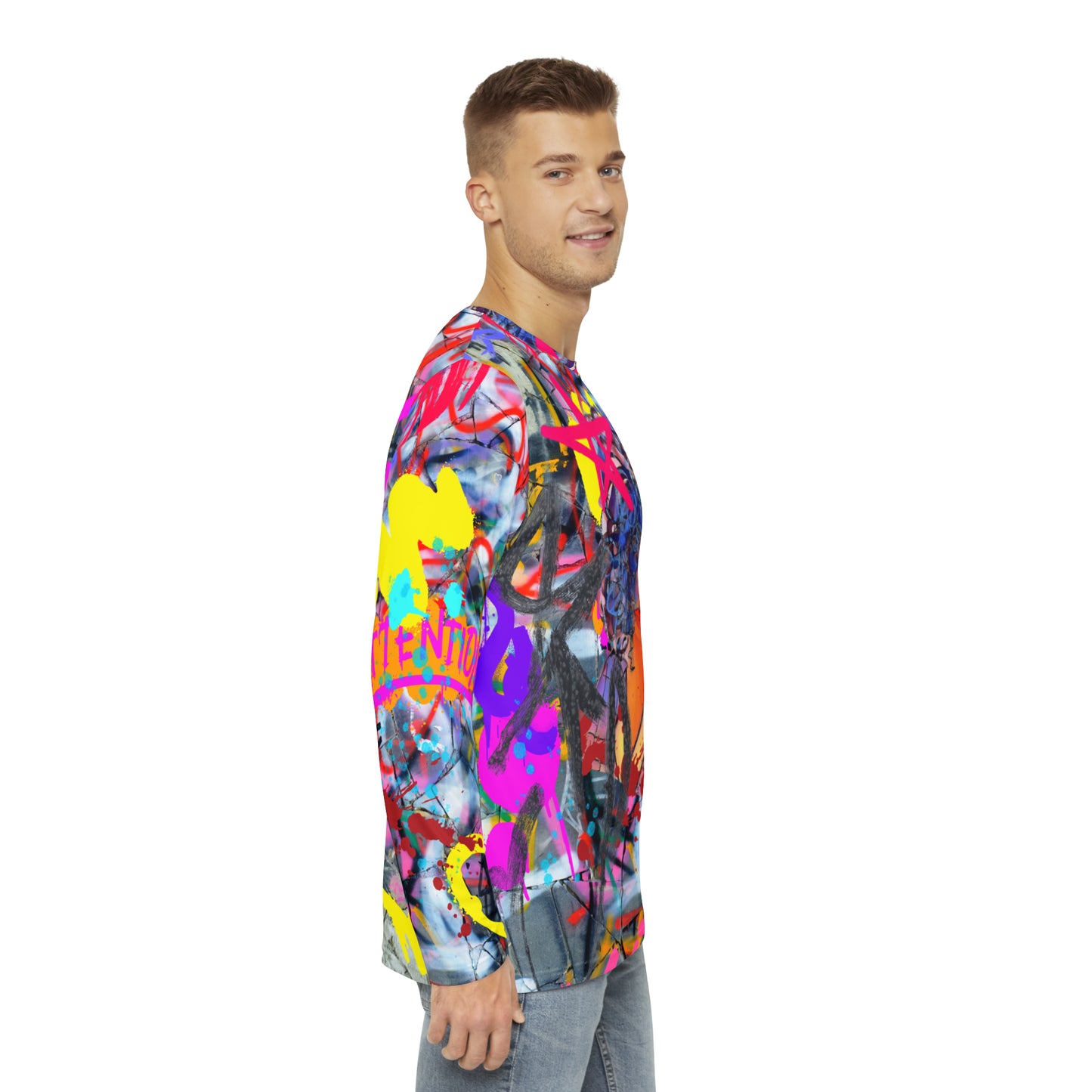 Love Yourself Long sleeve allover Unisex Tee