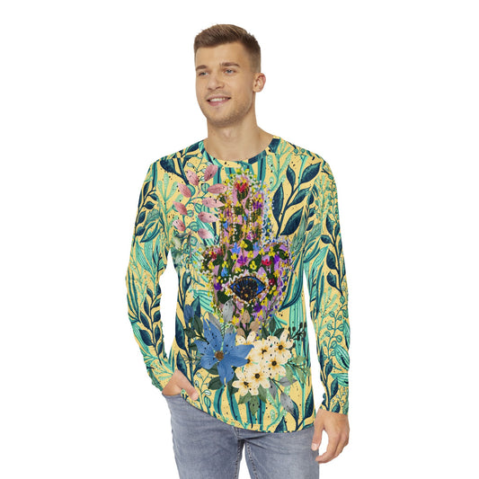 Hamsa in the Garden Unisex Allover T-Shirt