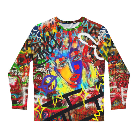 Miss Glitz Graffiti Long Sleeve allover Unisex Tee