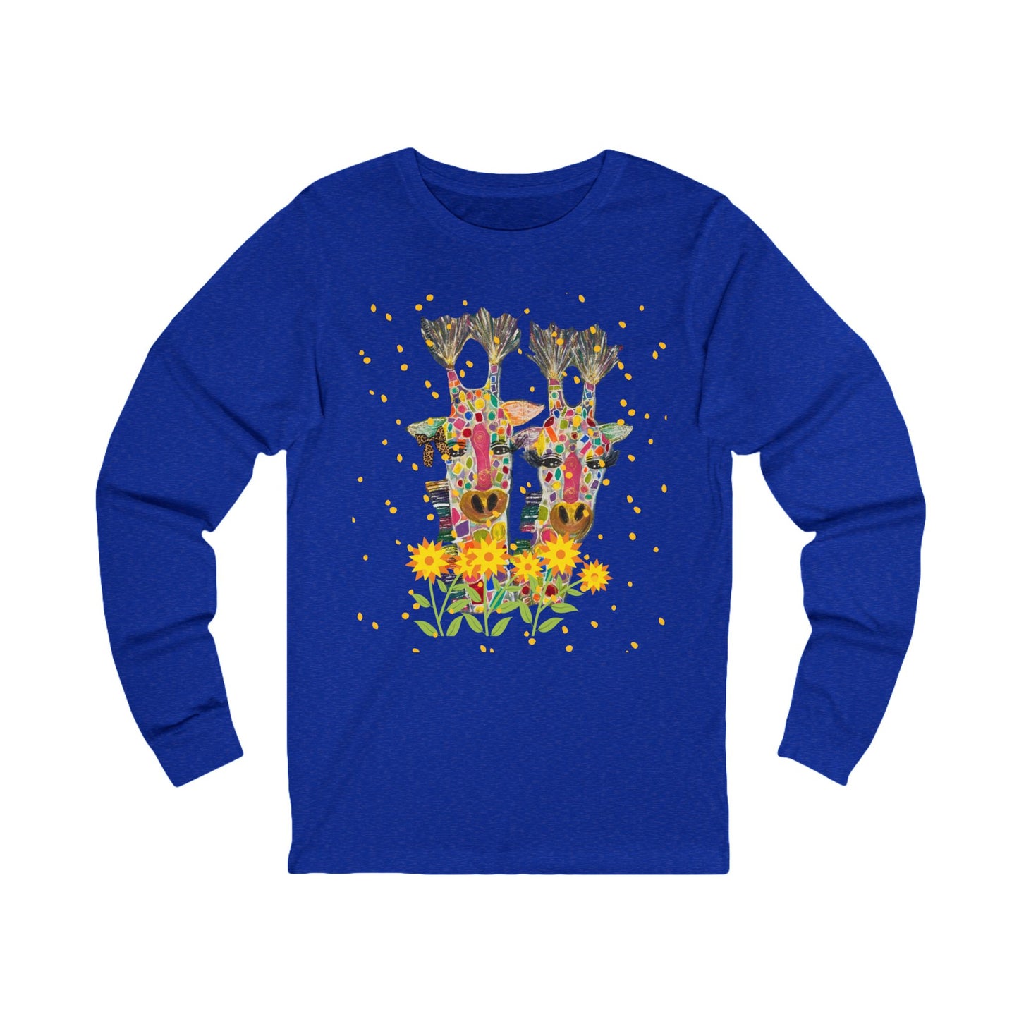 Giraffe In Love Long Sleeve Tee