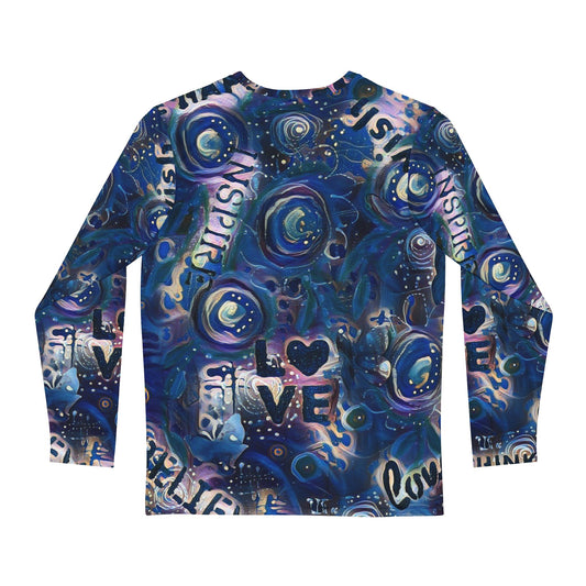 Believe Allover Print Long Sleeve Shirt (AOP)