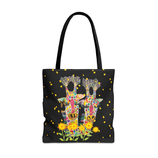 Giraffe Love Tote Bag