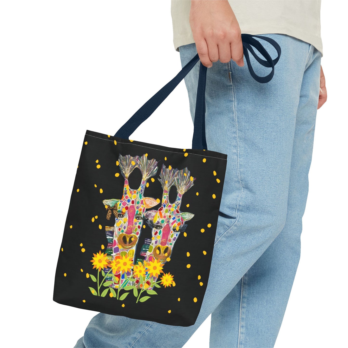 Giraffe Love Tote Bag