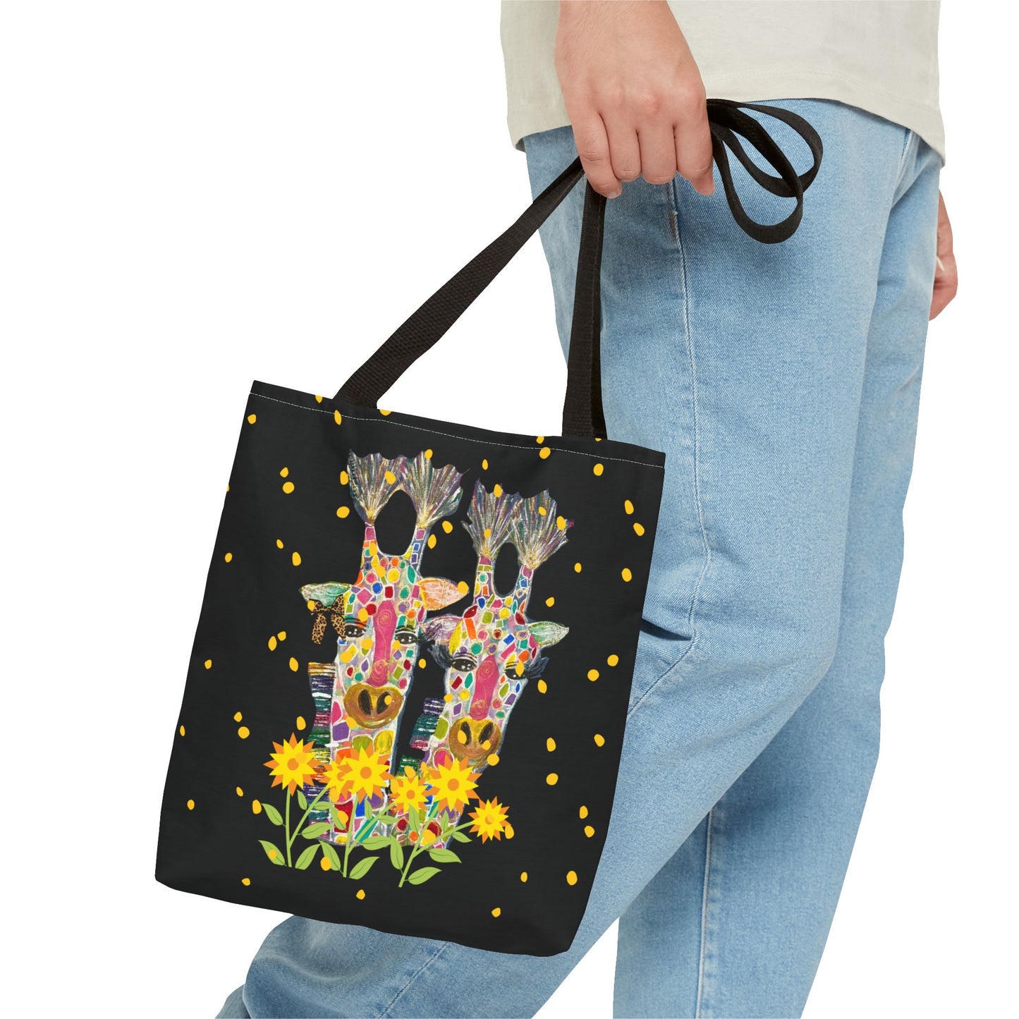 Giraffe Love Tote Bag