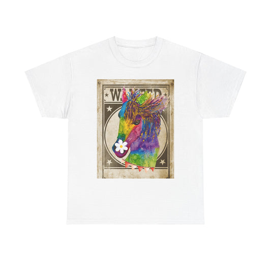 Wanted Horsey Tee - Unisex Cotton T-Shirt