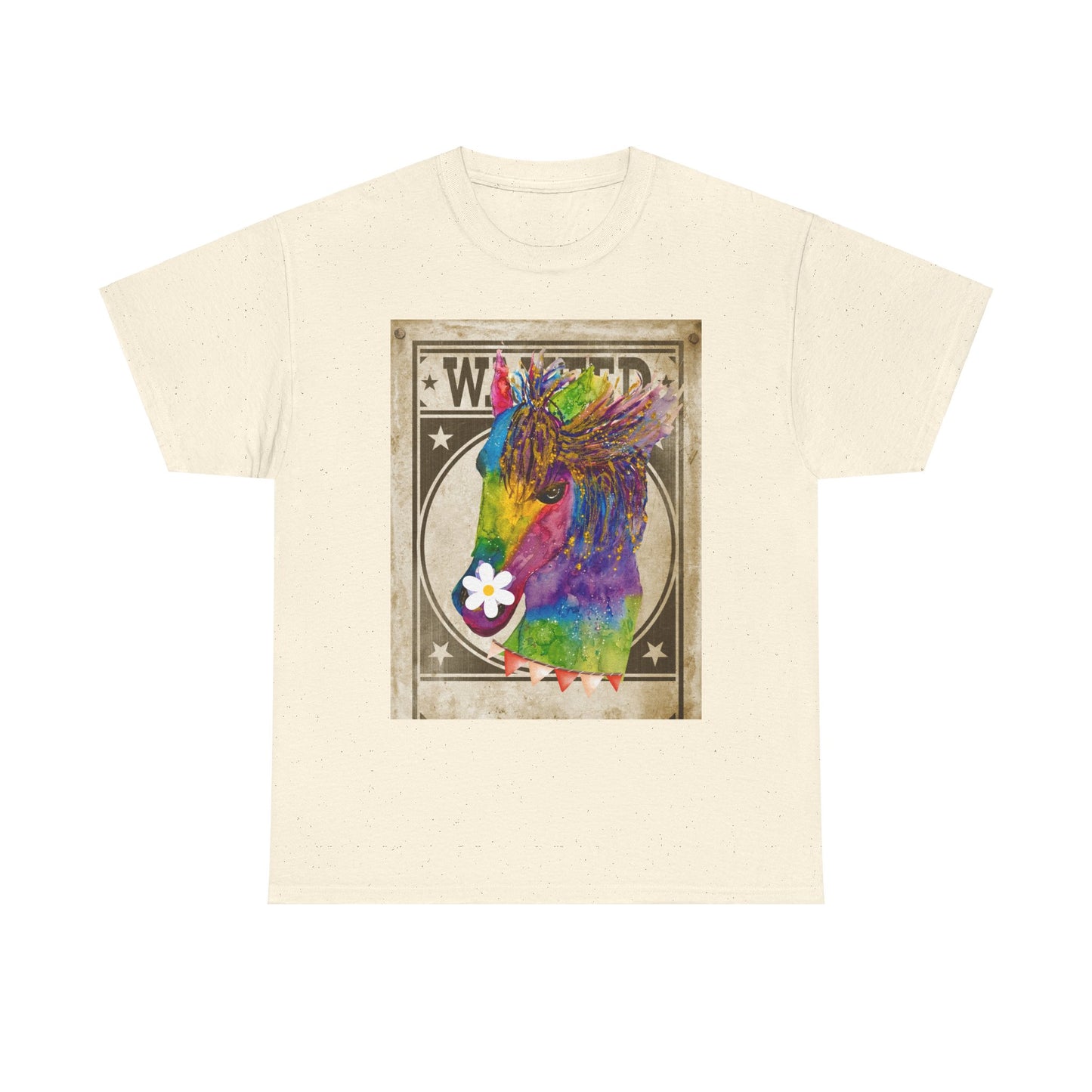 Wanted Horsey Tee - Unisex Cotton T-Shirt