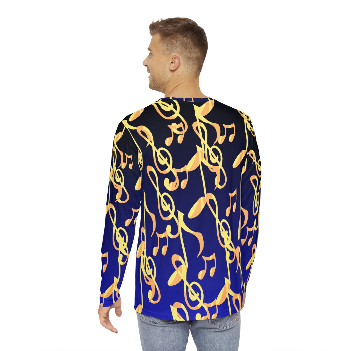 Dolly on Long Sleeve Allover Unisex Tee