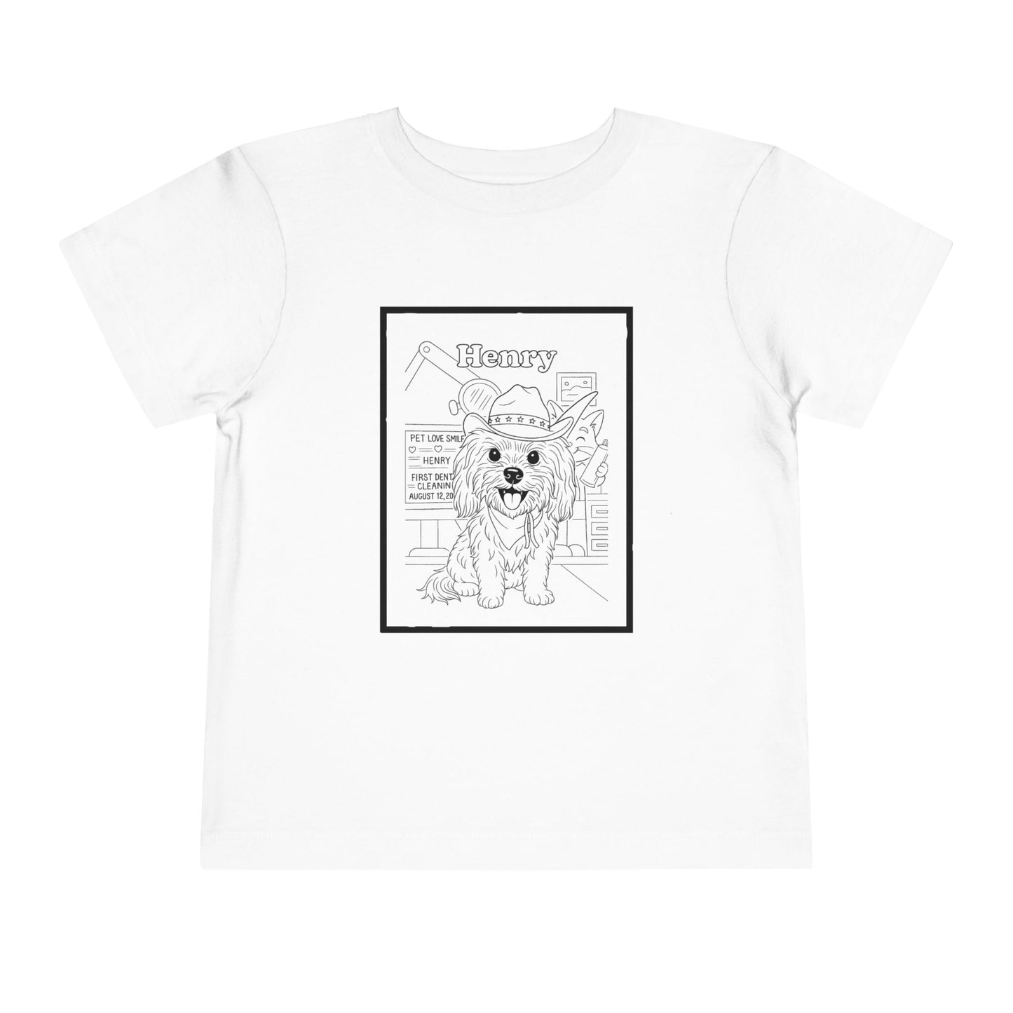Toddler T-Shirt - Henry Puppy Design