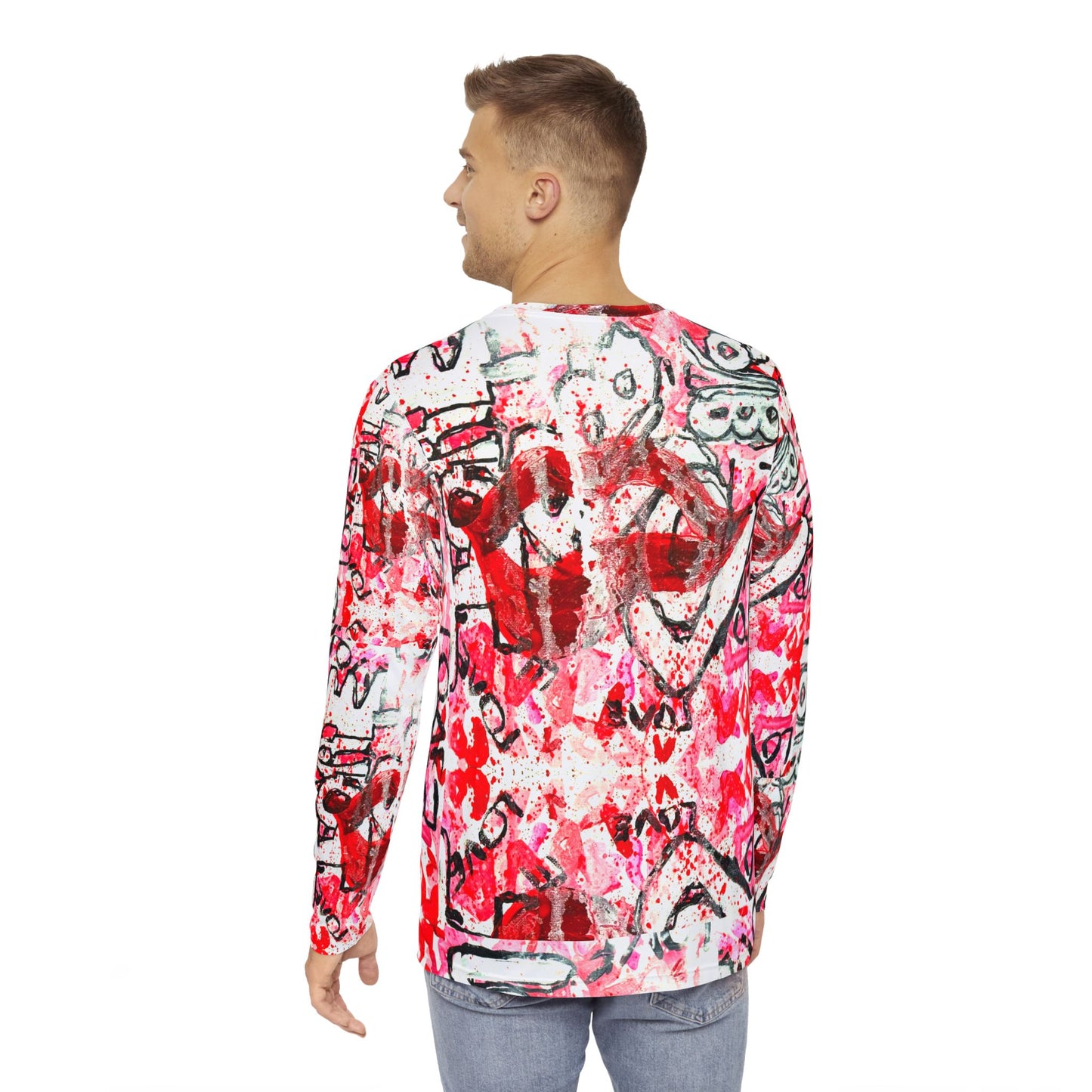 Unisex Long Sleeve Shirt - Don't Break My Heart Design