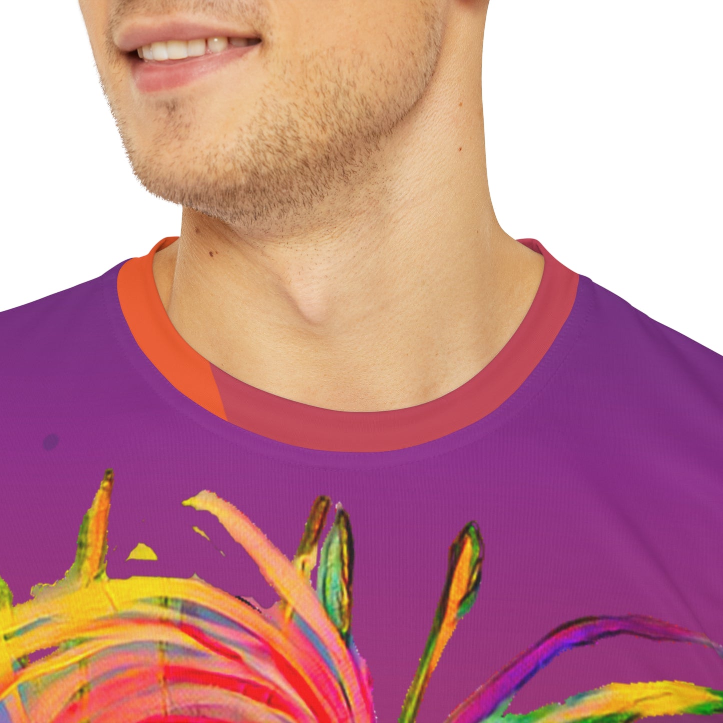 Magical Egret short Sleeve All-Over Unisex Tee
