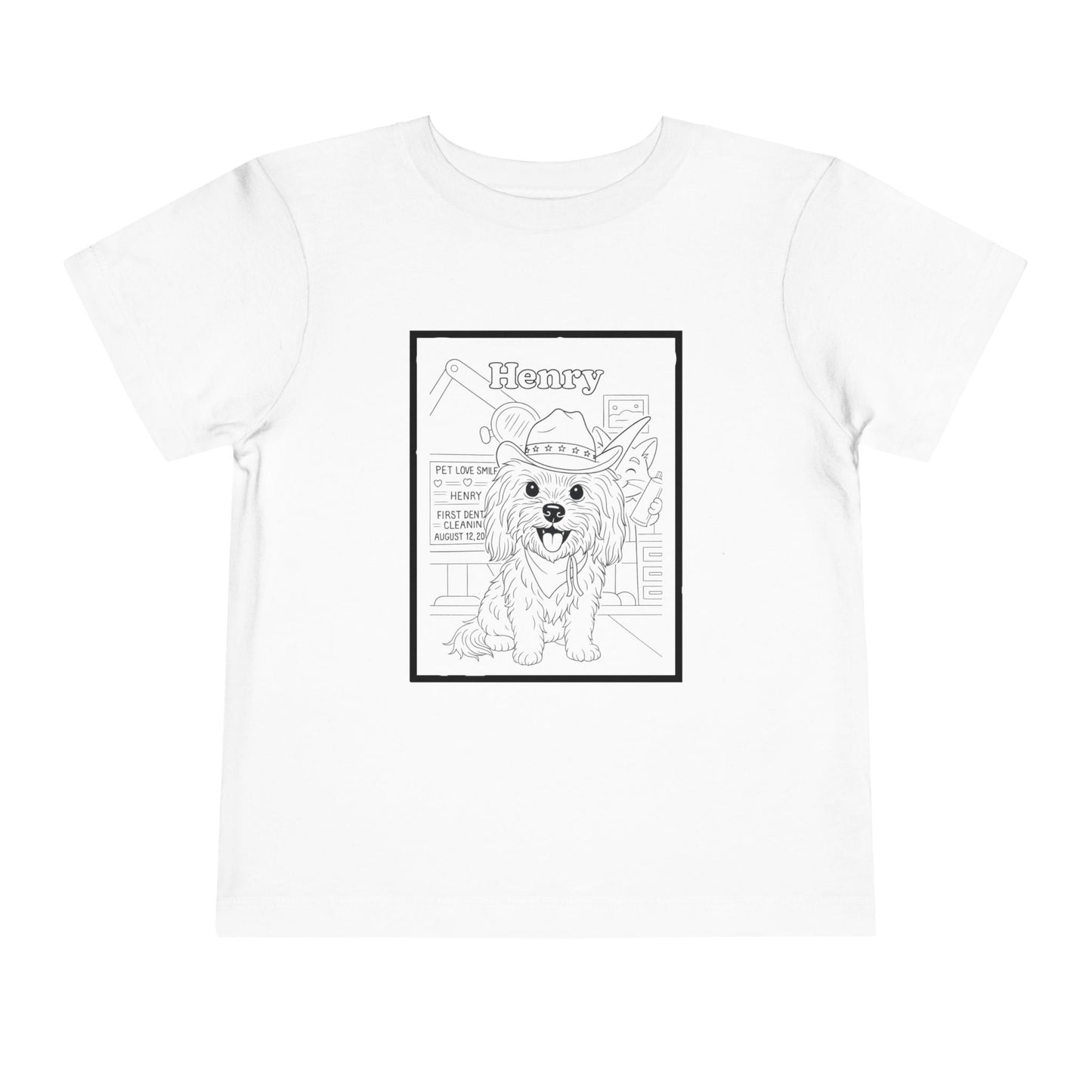 Toddler T-Shirt - Henry Puppy Design