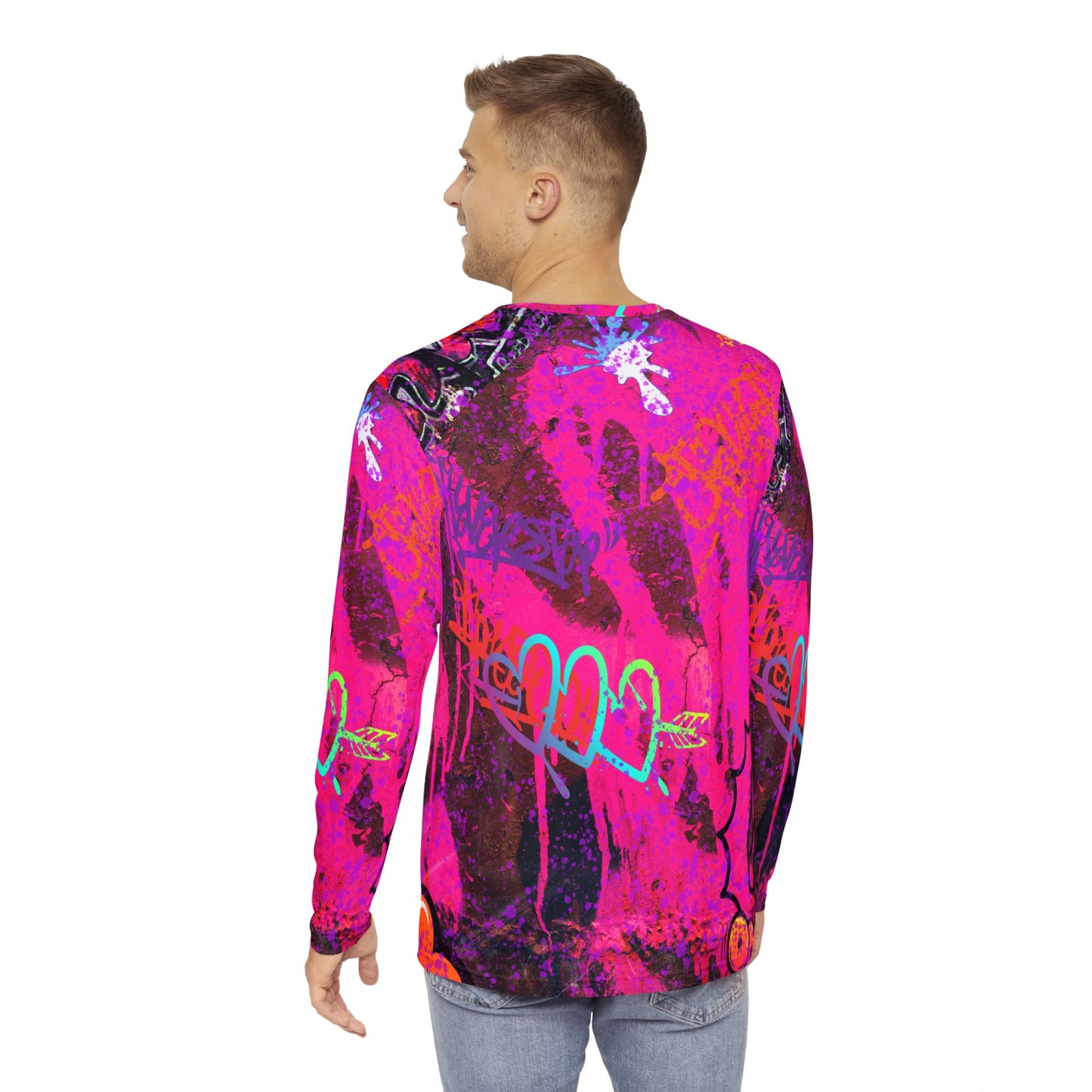 Chatty Pelican Long Sleeve Allover Long Sleeve Shirt