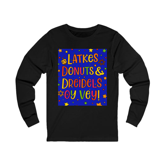 Hanukkah Long Sleeve Tee — Hanukkah Shirt