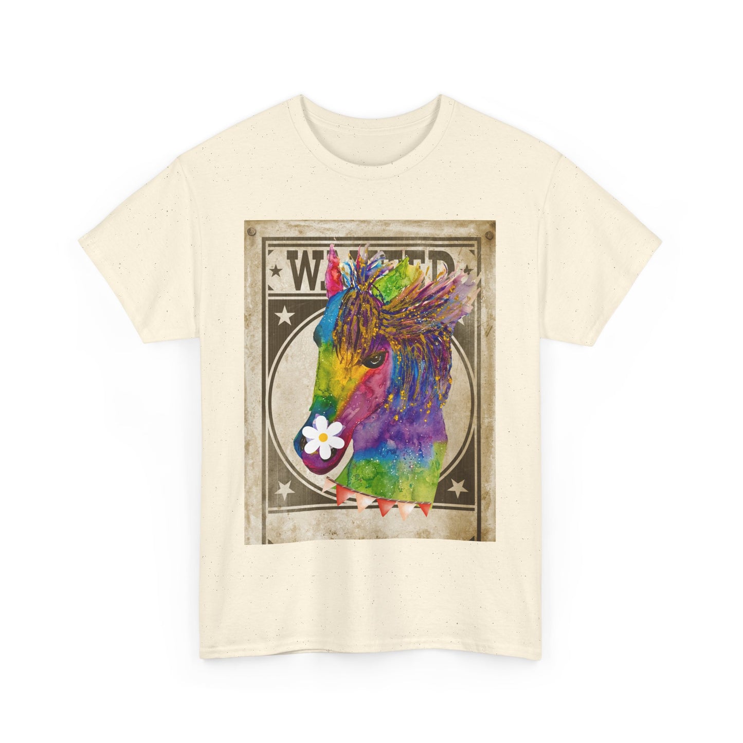 Wanted Horsey Tee - Unisex Cotton T-Shirt