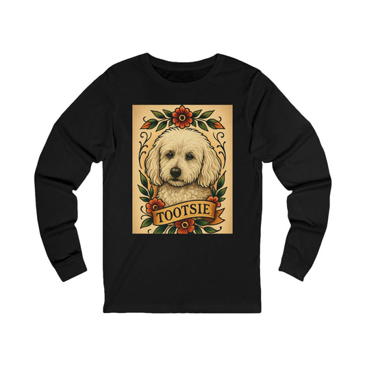 Tootsie My Puppy Long Sleeve Tee — Your Pet Name Shirt for Dog Lovers