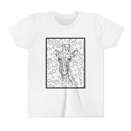 Colorable Giraffe Youth Tee
