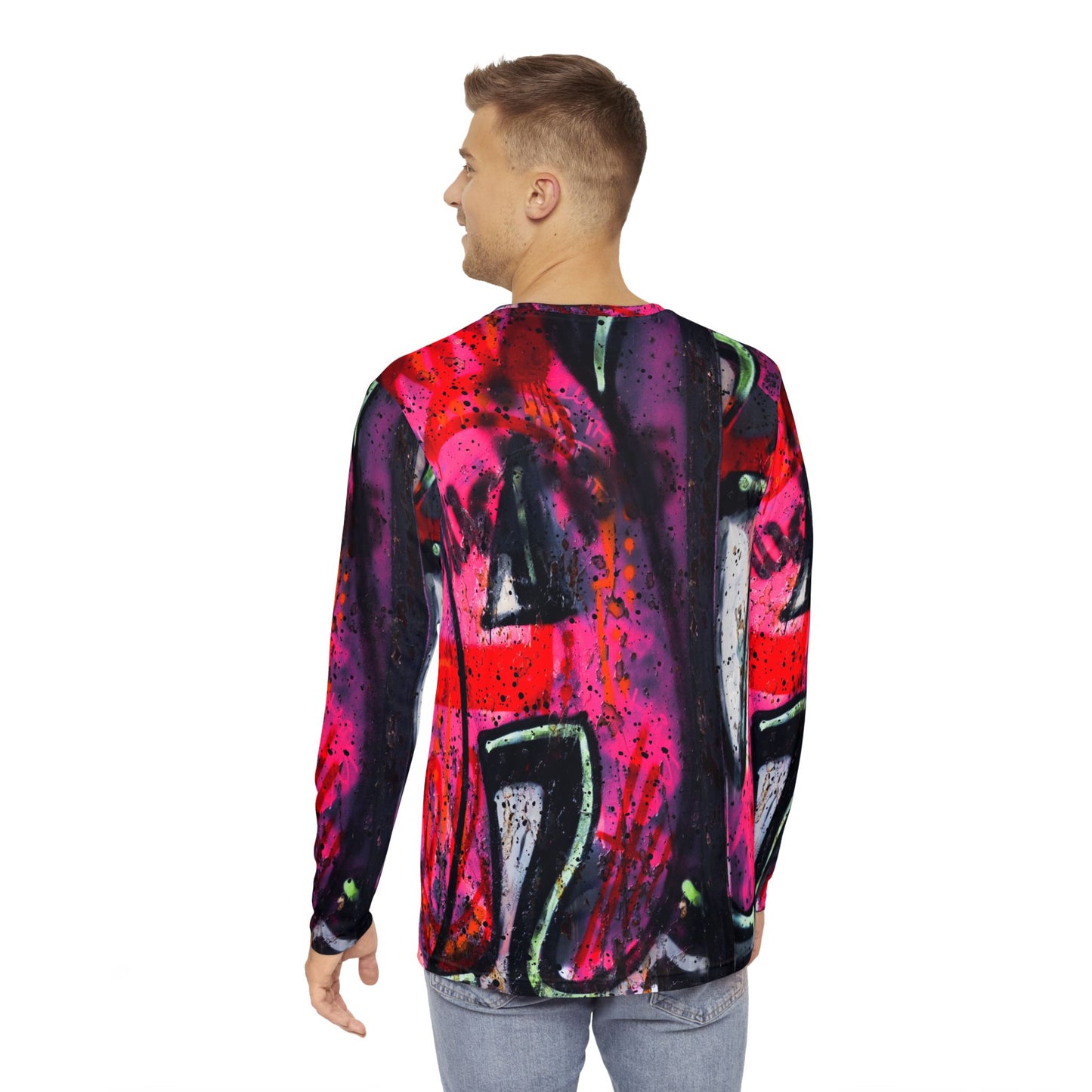 Happy Girl Unisex Allover Long Sleeve Shirt