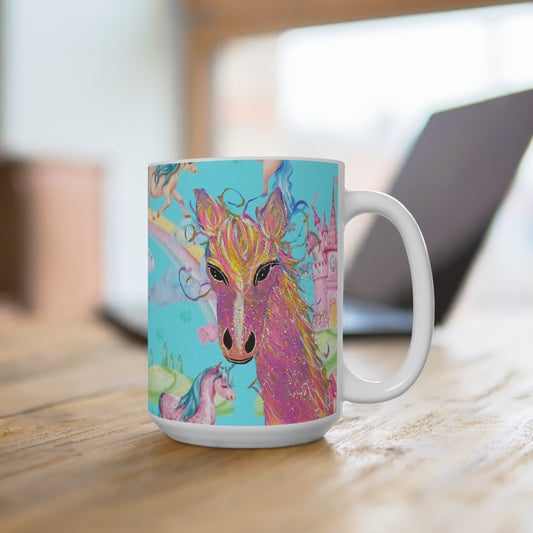Mug 15oz Pink Beauty Horse Mug