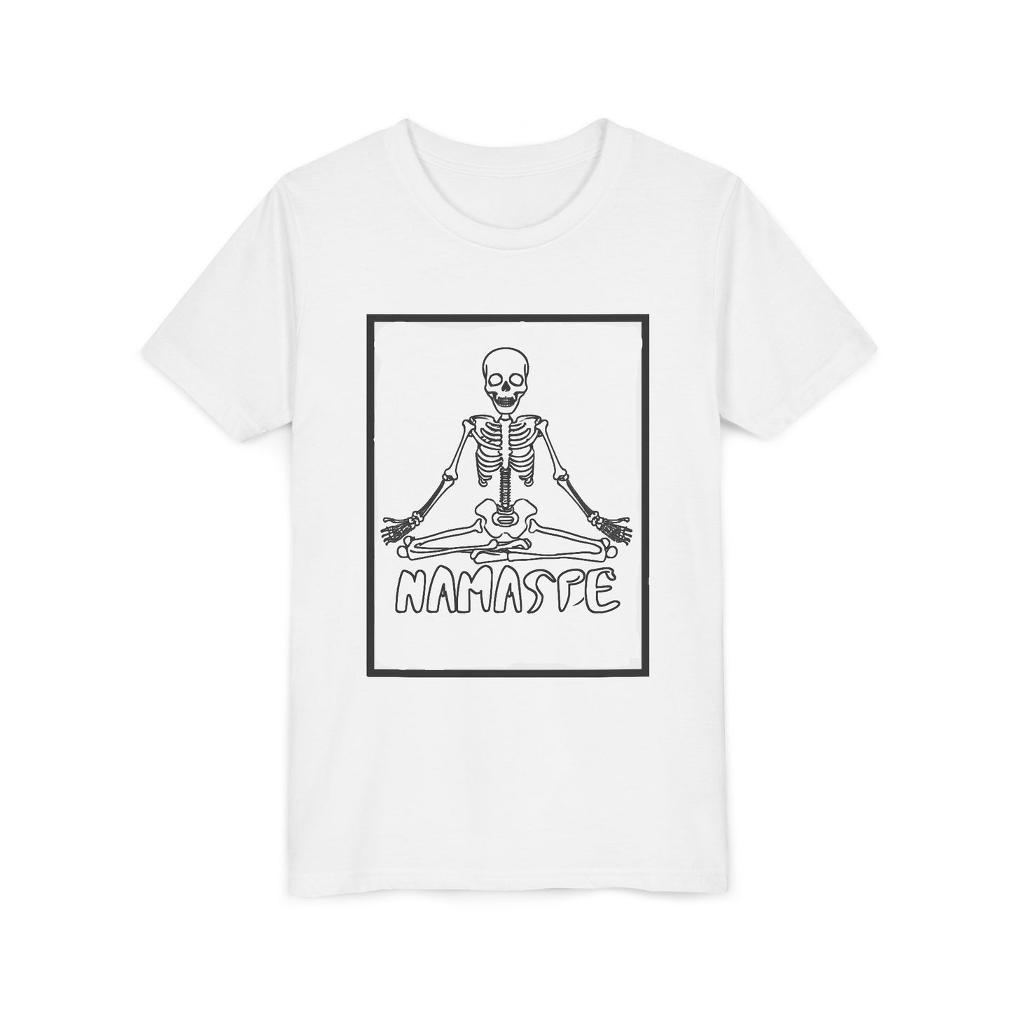 Colorable Halloween Namaste Tee