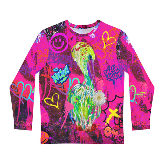 Chatty Pelican Long Sleeve Allover Long Sleeve Shirt