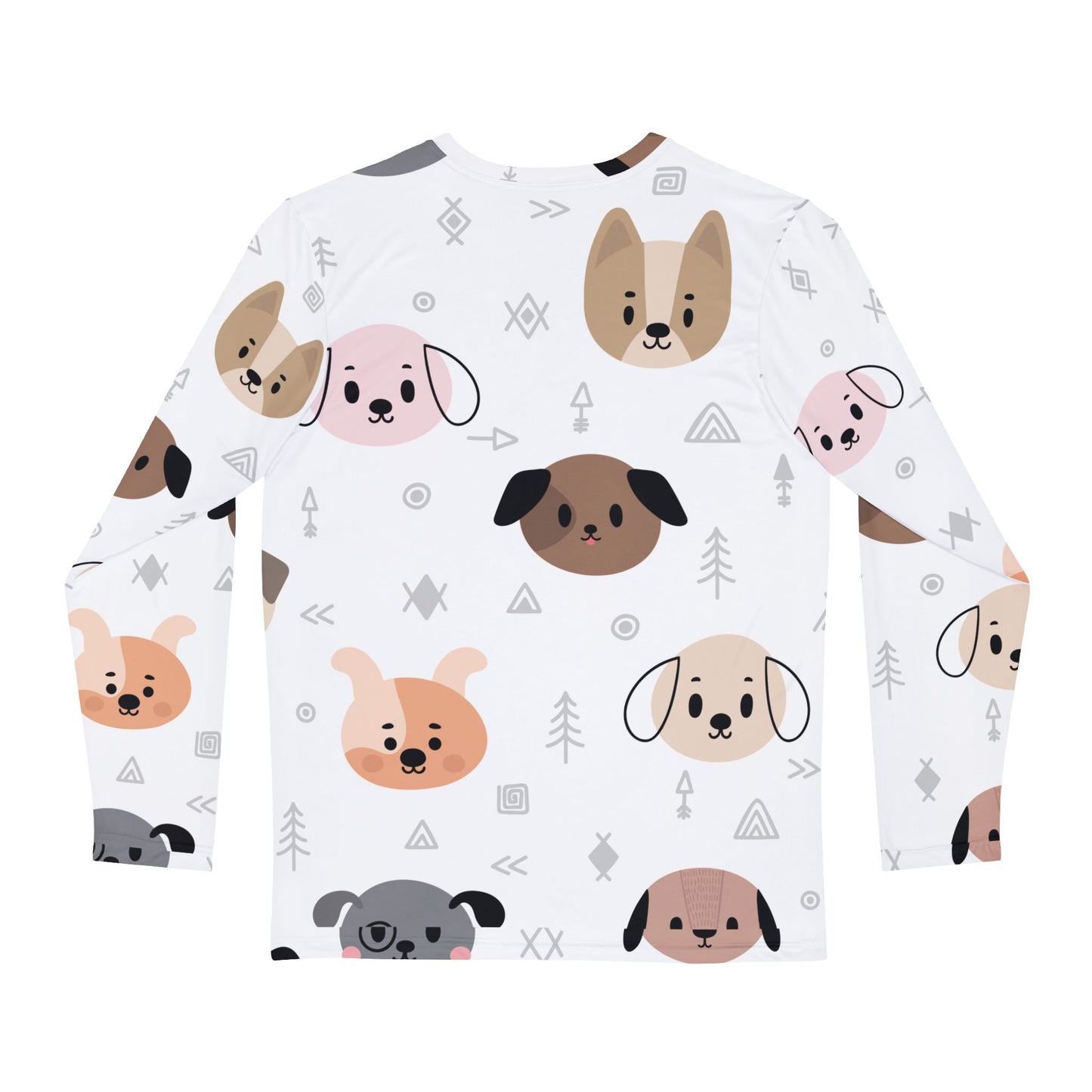 I Love My Puppy Long Sleeve Allover T-Shirt