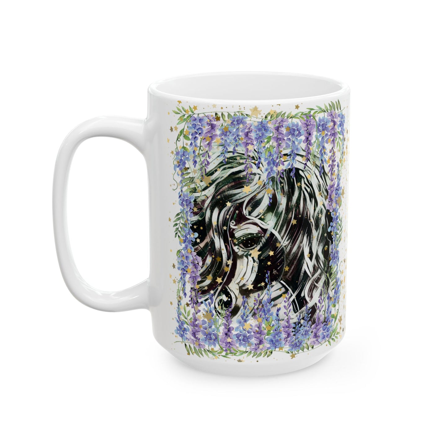 Horse of Many Colors Ceramic Mug 15oz
