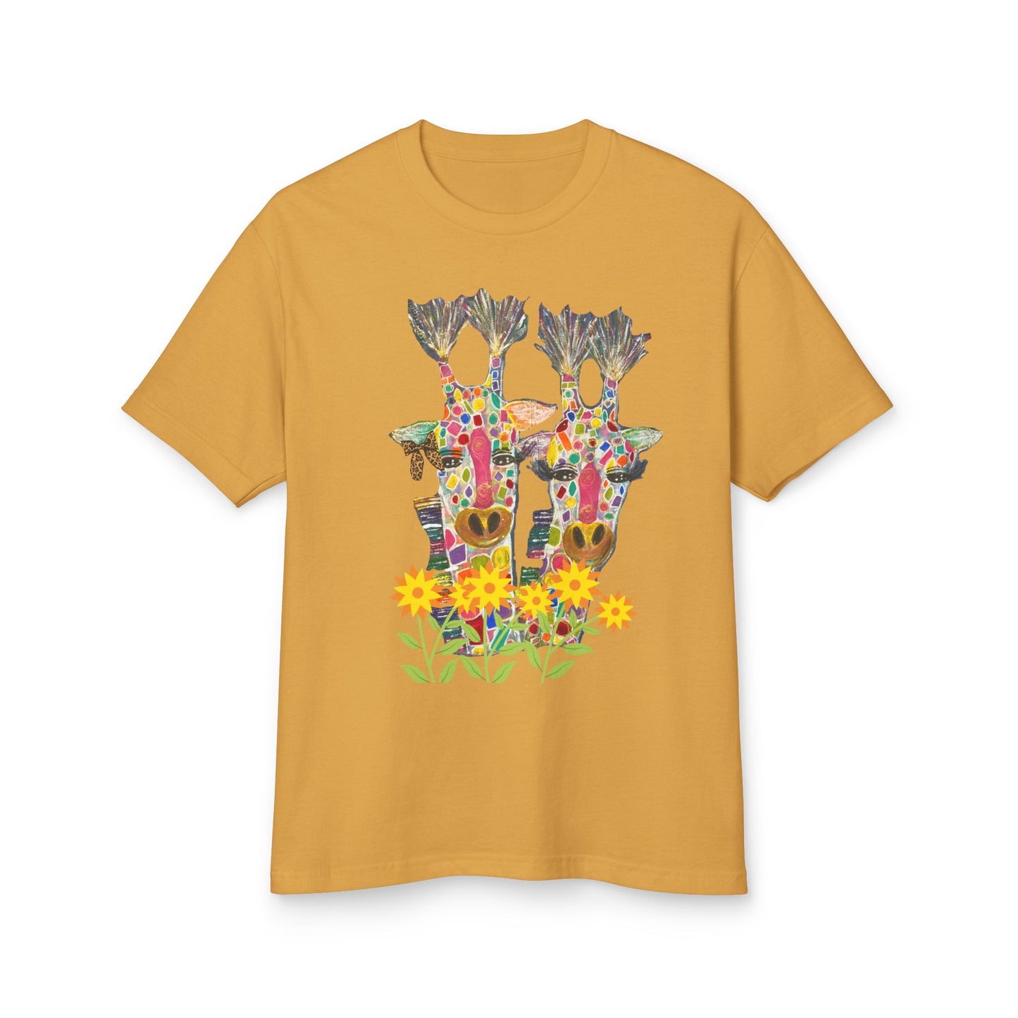 Giraffe in Love Design Unisex Tee