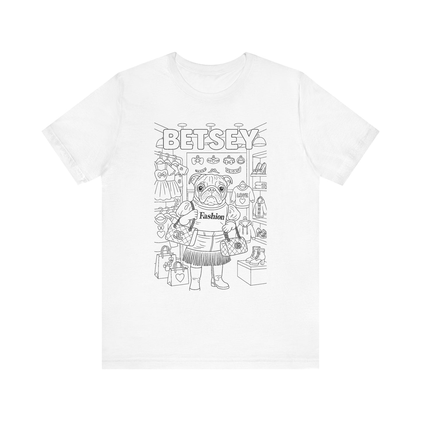 Betsey Cutie-Pie Unisex Jersey Short Sleeve Tee