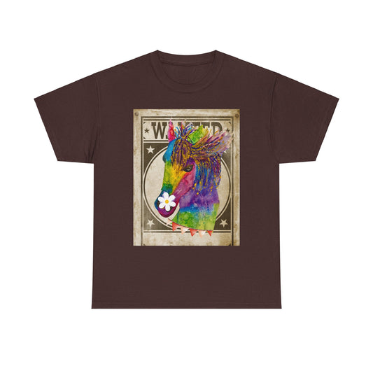 Wanted Horsey Tee - Unisex Cotton T-Shirt