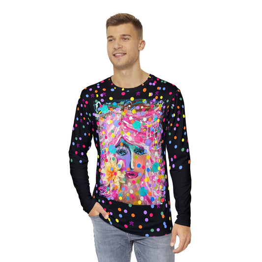 Happy Dots Allover Long Sleeve Shirt