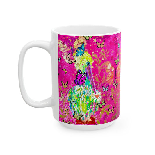 Chatty Pelican Mug 15oz