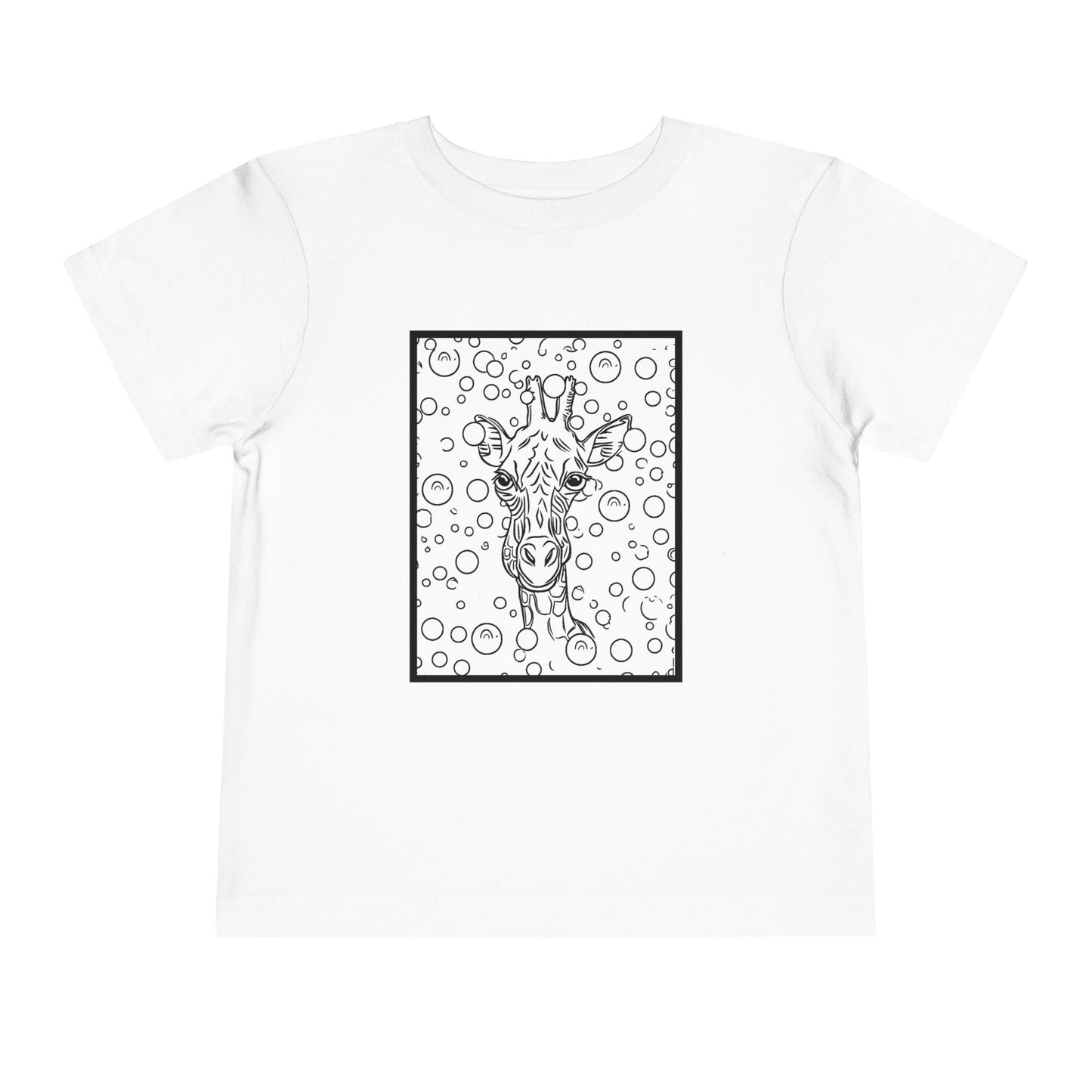 Colorable Giraffe Toddler Tee
