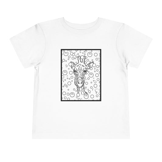 Colorable Giraffe Toddler Tee