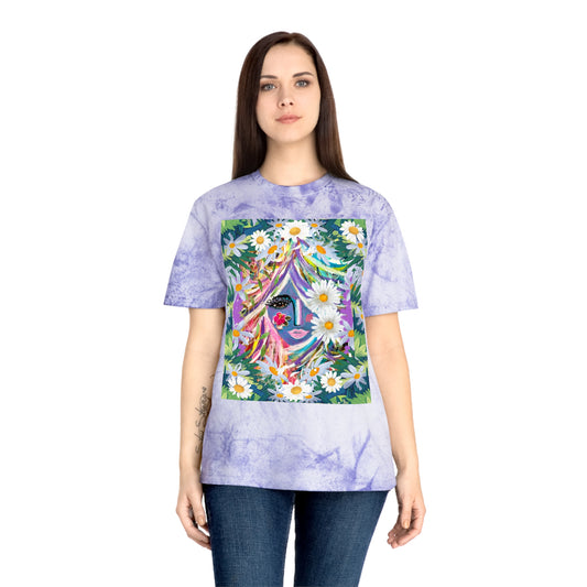 Color Blast T-Shirt - Curly Hair Girly Girl Design
