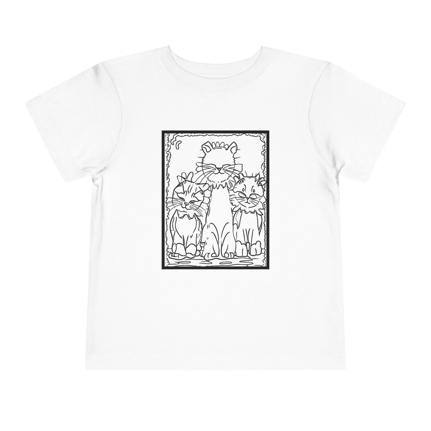 Coloring Kitties Toddler Tee
