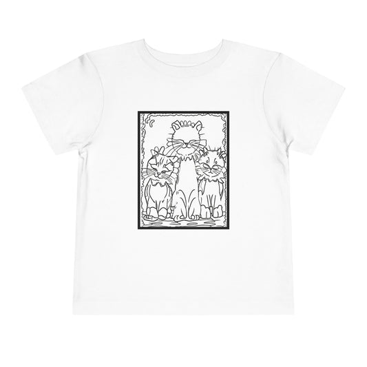 Coloring Kitties Toddler Tee