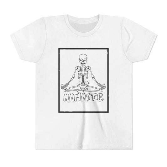 Colorable Halloween Namaste Tee