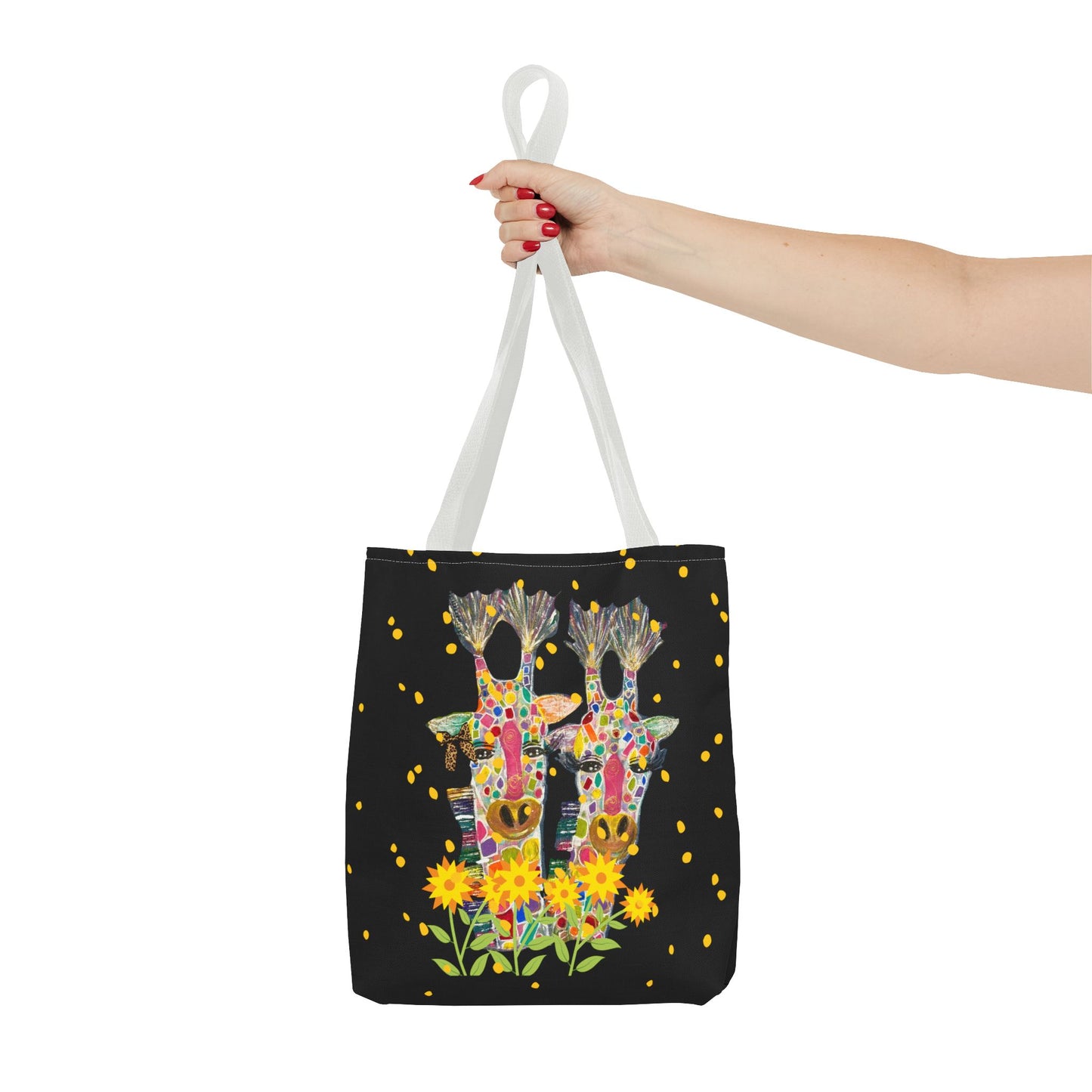 Giraffe Love Tote Bag