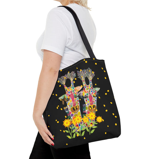 Giraffe Love Tote Bag