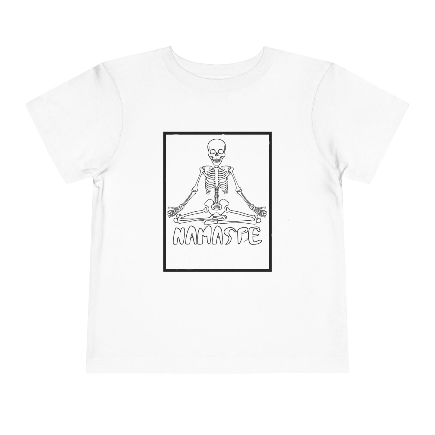 Coloring Halloween Namaste Toddler Tee