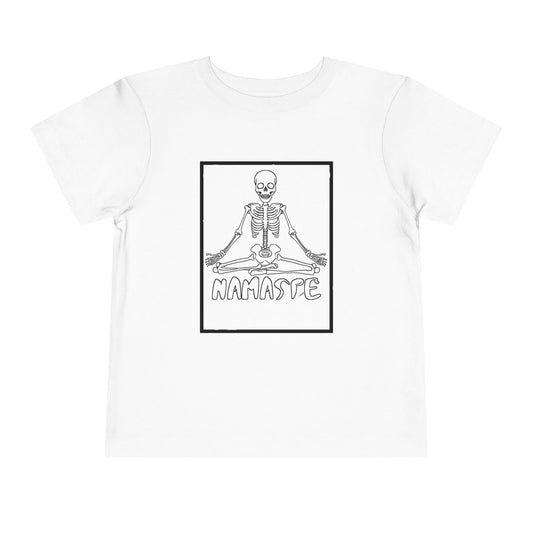Coloring Halloween Namaste Toddler Tee